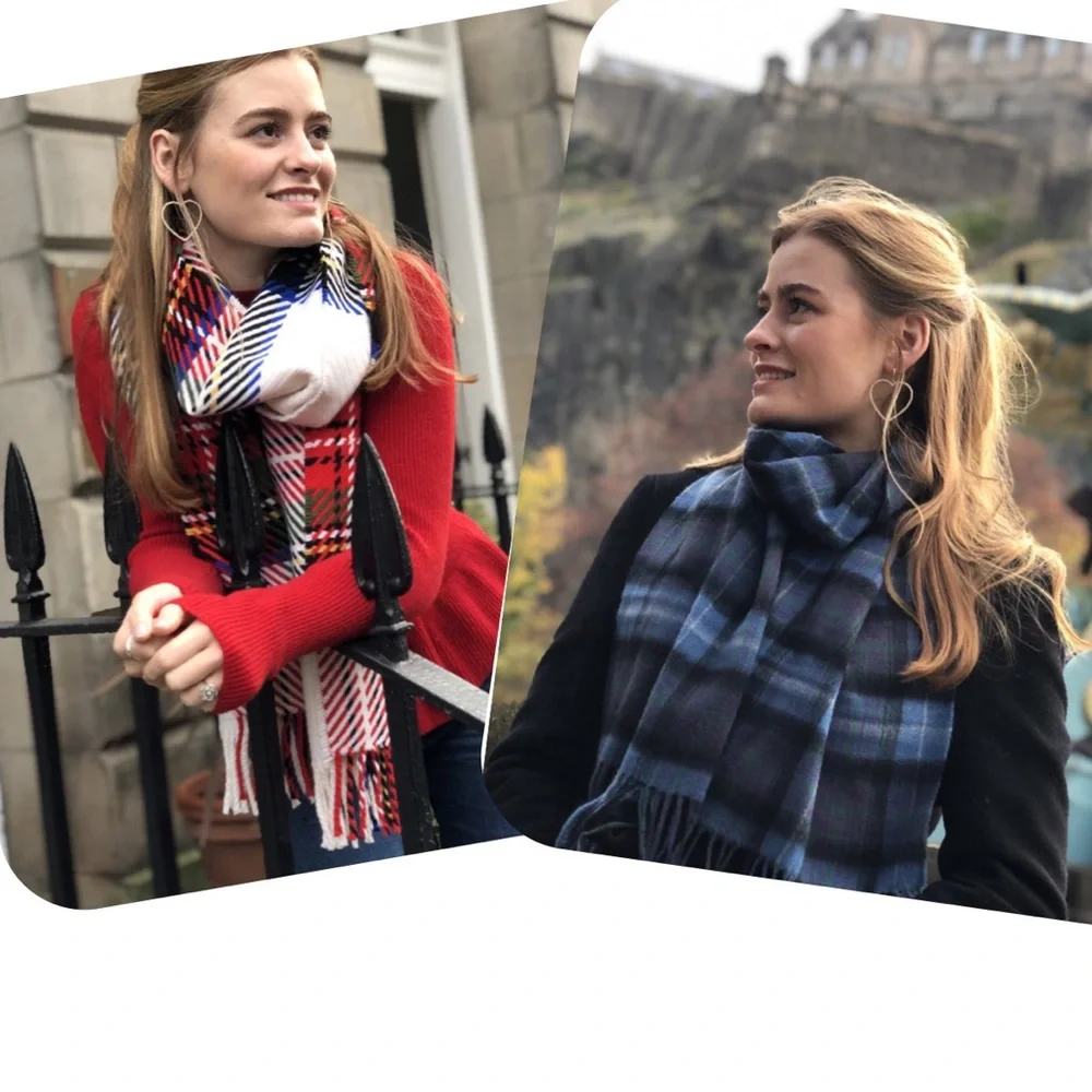 NWT Kiltane of Scotland 100% Lambswool Tartan Plaid Scarf Unisex